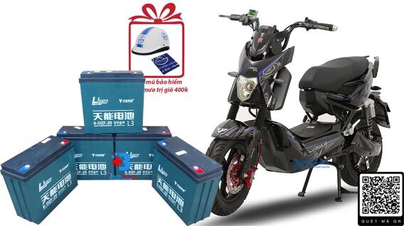 Thay ắc quy xe máy điện xmen tại nhà